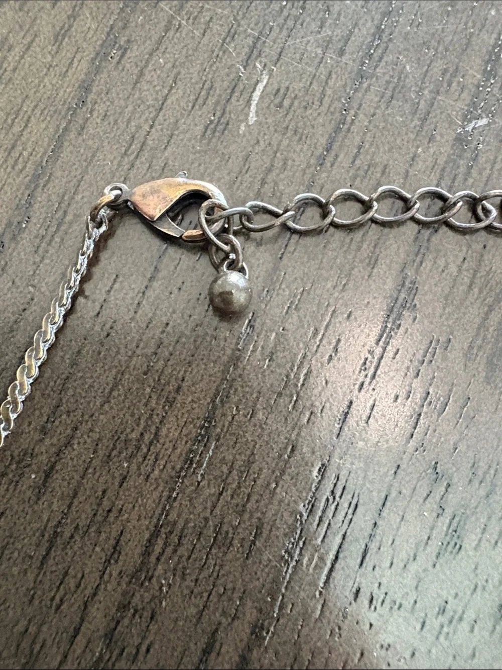 Avon Silver-Tone Floral Necklace with Purple and Pink Crystals - Picture 6 of 8